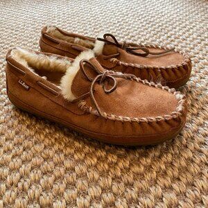L.L Bean Womens Slippers Wicked Good Moccassins Size 9